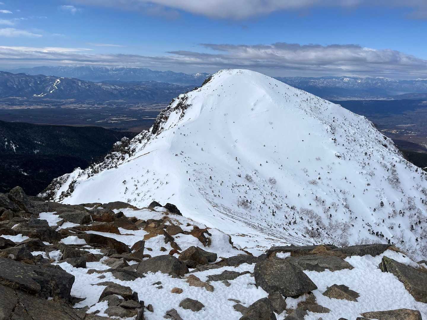 入笠山　空木岳　木曽駒ヶ岳　守屋山かな