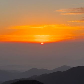 福智山では初日の出☺️
