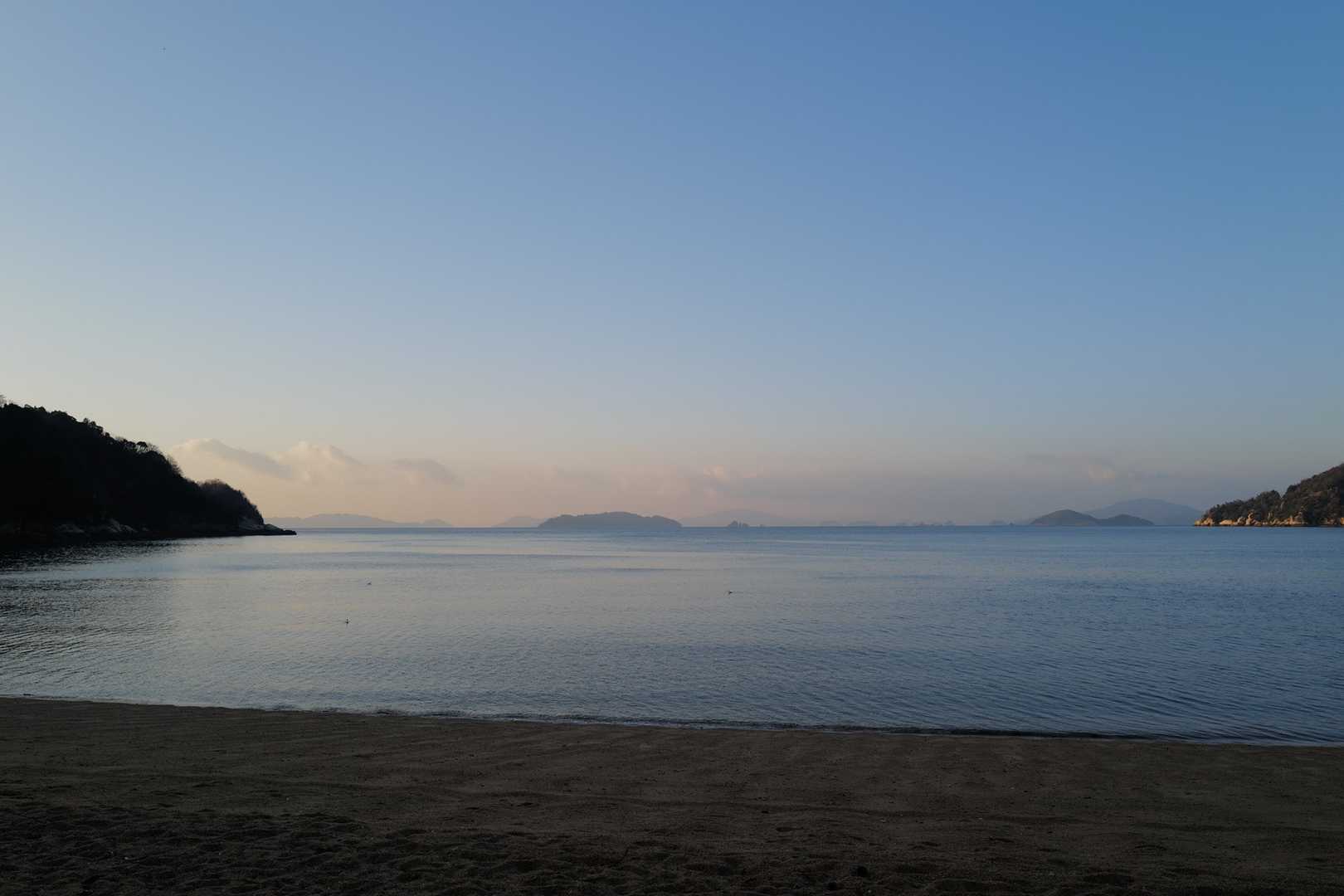 朝焼けの桂濱海岸…綺麗でした😊