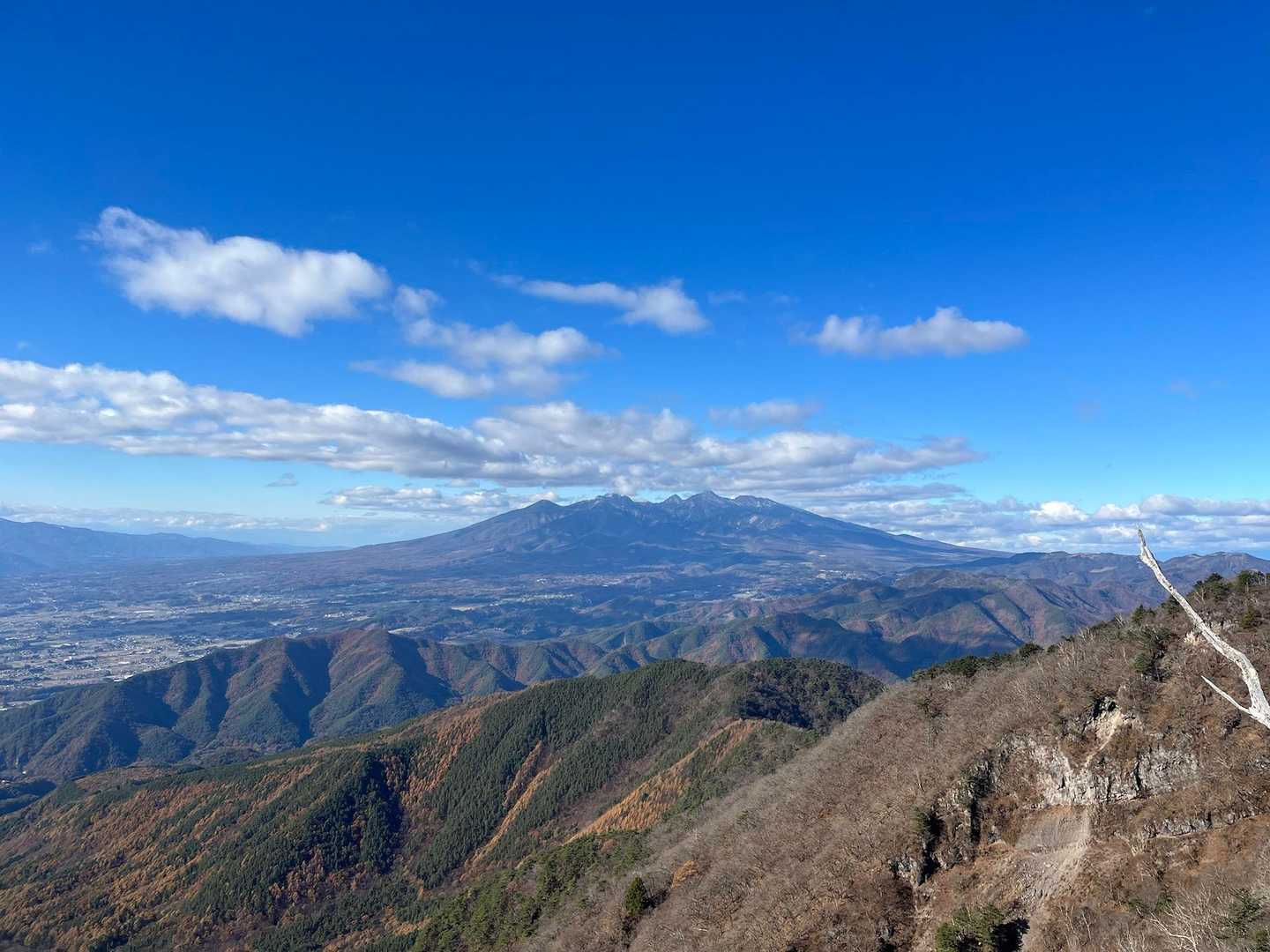 進行方向右手に八ヶ岳

かっこいい！

手前の緑と黄色のパッチワークも綺麗