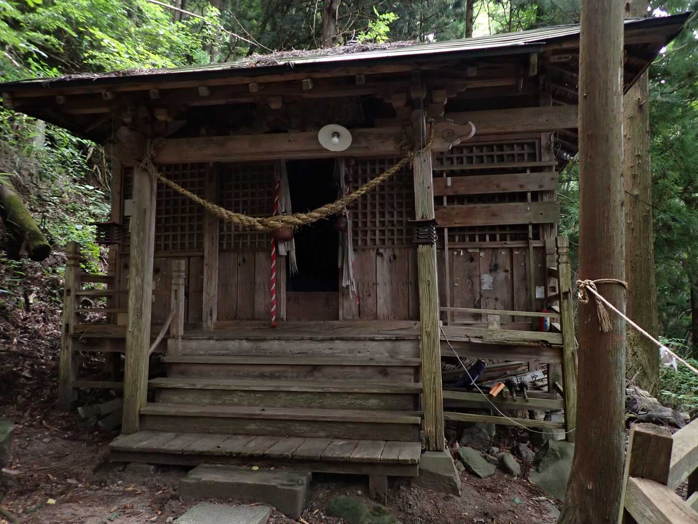 鳥越山 往復コースの写真