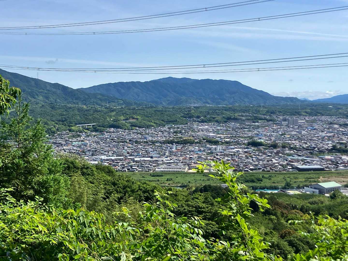 紅白鉄塔付近から金剛山方面