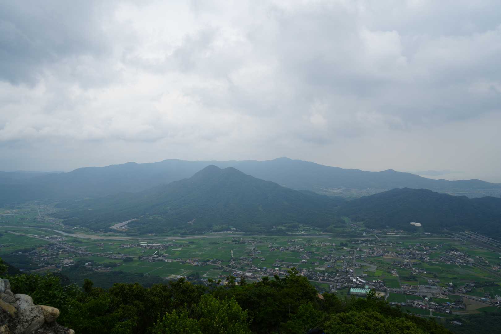 右田ヶ岳 権現石祠〜観音摩崖仏の尾根 周回コースの写真