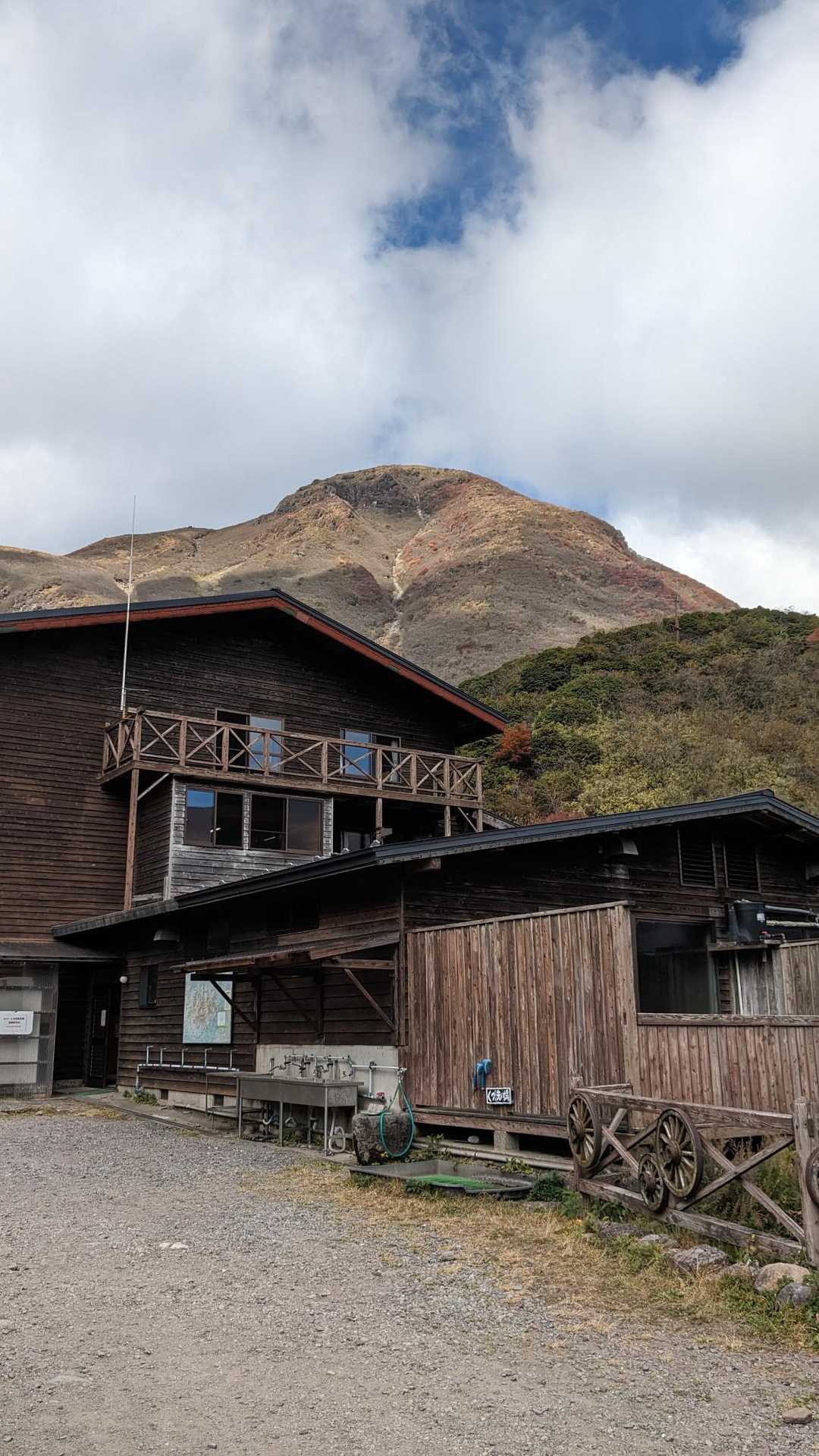 法華院温泉山荘から三俣山