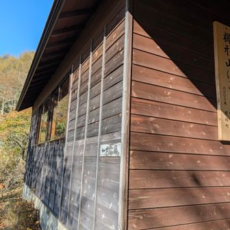 ほこら小屋、この先に水場あり