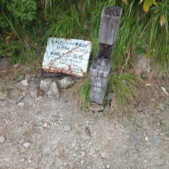 大遠見山　ここで一回目の休憩