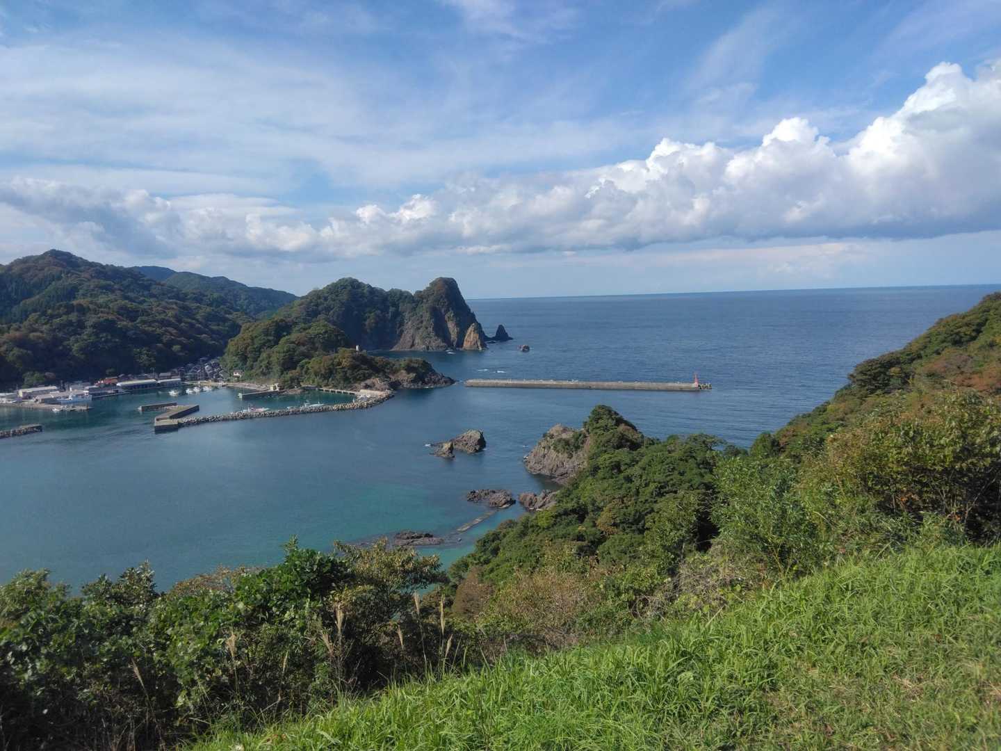 矢城ヶ鼻灯台 往復コースの写真