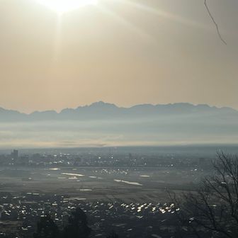 のぞみの丘から剱岳