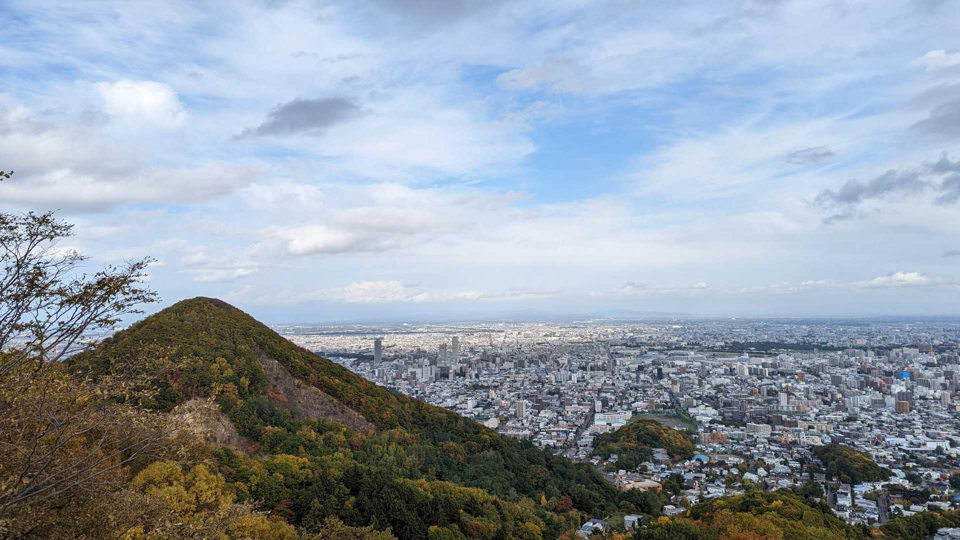 山の手入口-三角山-大倉山登山口 縦走コースの写真