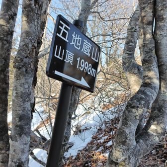 荷物をデポし五地蔵山山頂へ
天気☀は安定、風🍃も弱まり
＆翌日も休みのため、
時間を気にせず行ってみます
