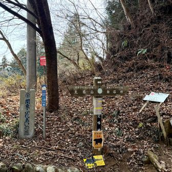 ←大霧山｜定峰峠｜白石峠→