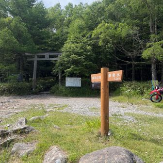 登山口に着きました
