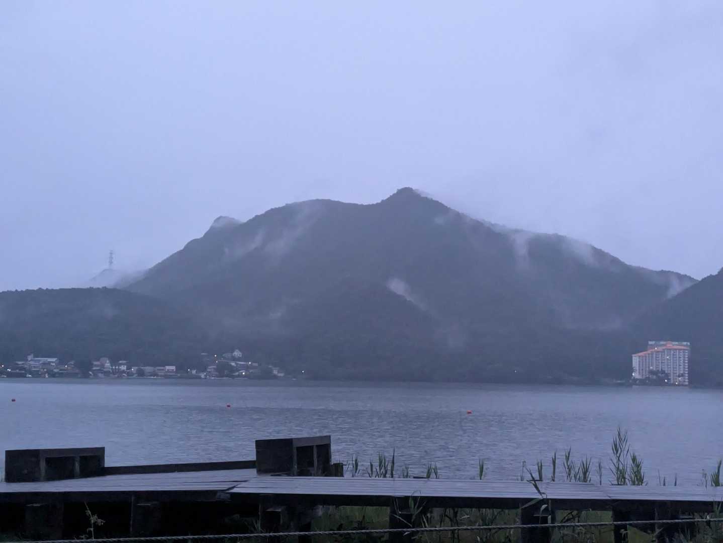 あれが榛名山かな？