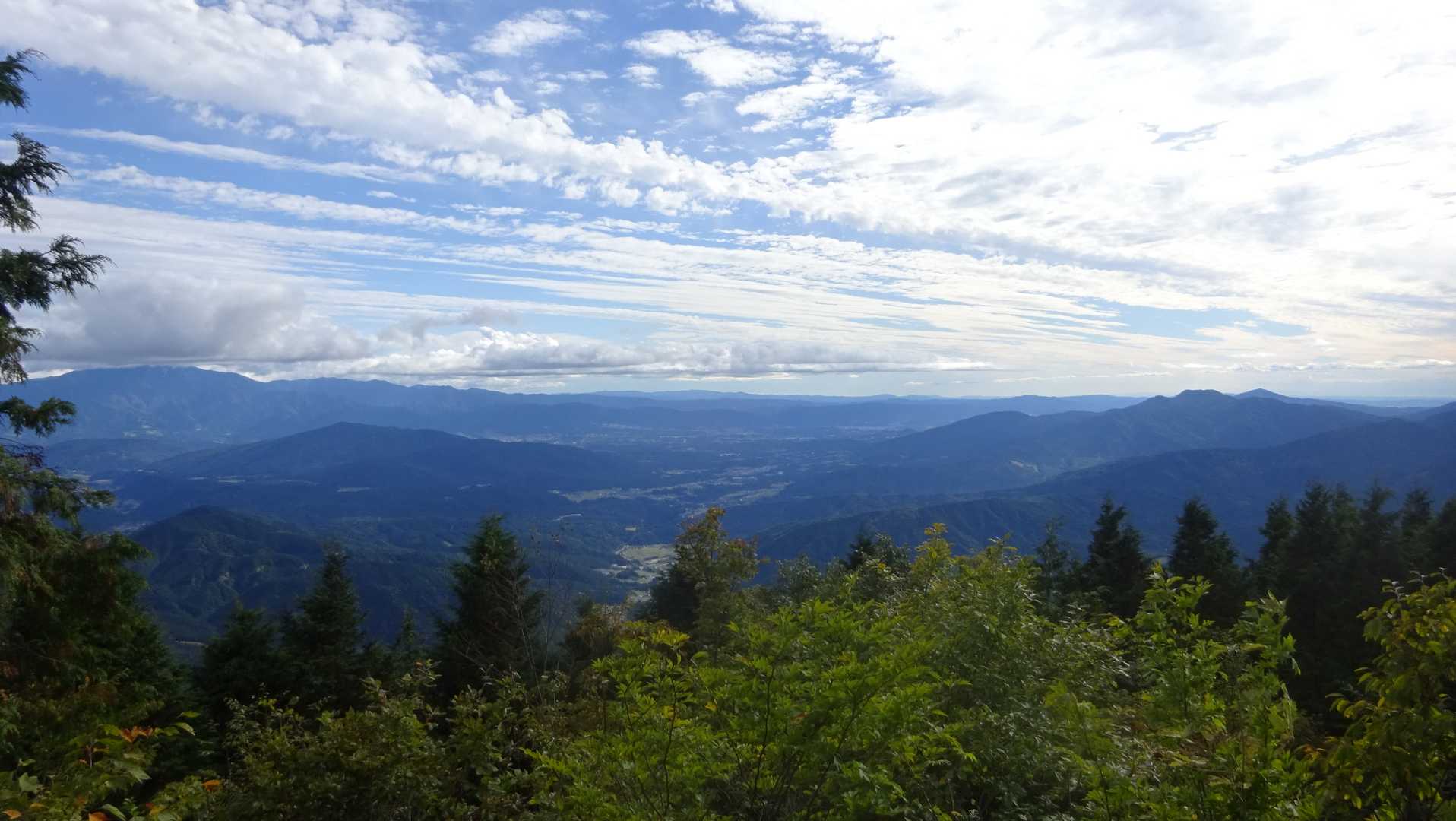 恵那山、二ッ森山、笠置山
