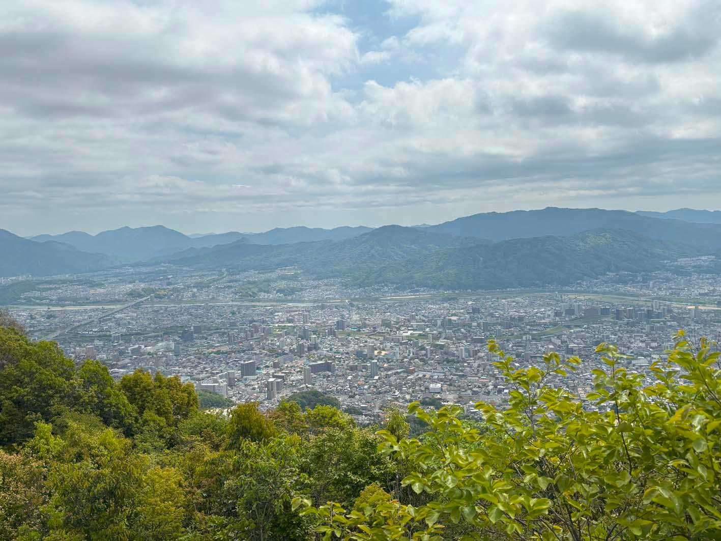 武田山山頂眺望 東方面