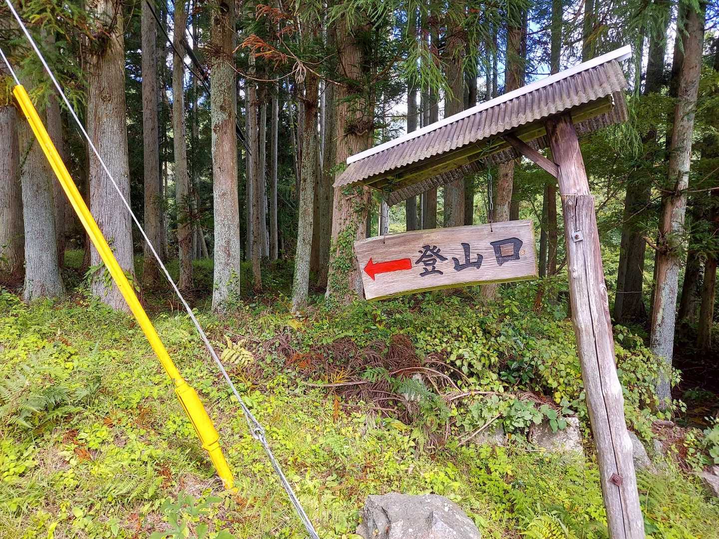 食事中に登山口に来られた男性に今からでもピストンなら行けますよ🙆とアドバイス頂き いざ出陣