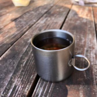 キャンセンにて
A木さんから紅茶いただく