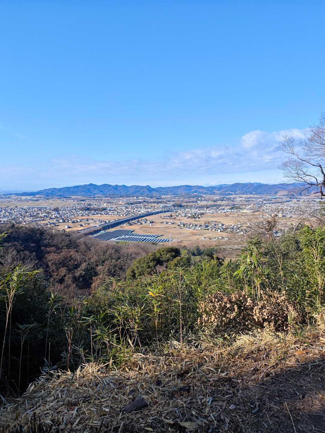 大小山がくっきり