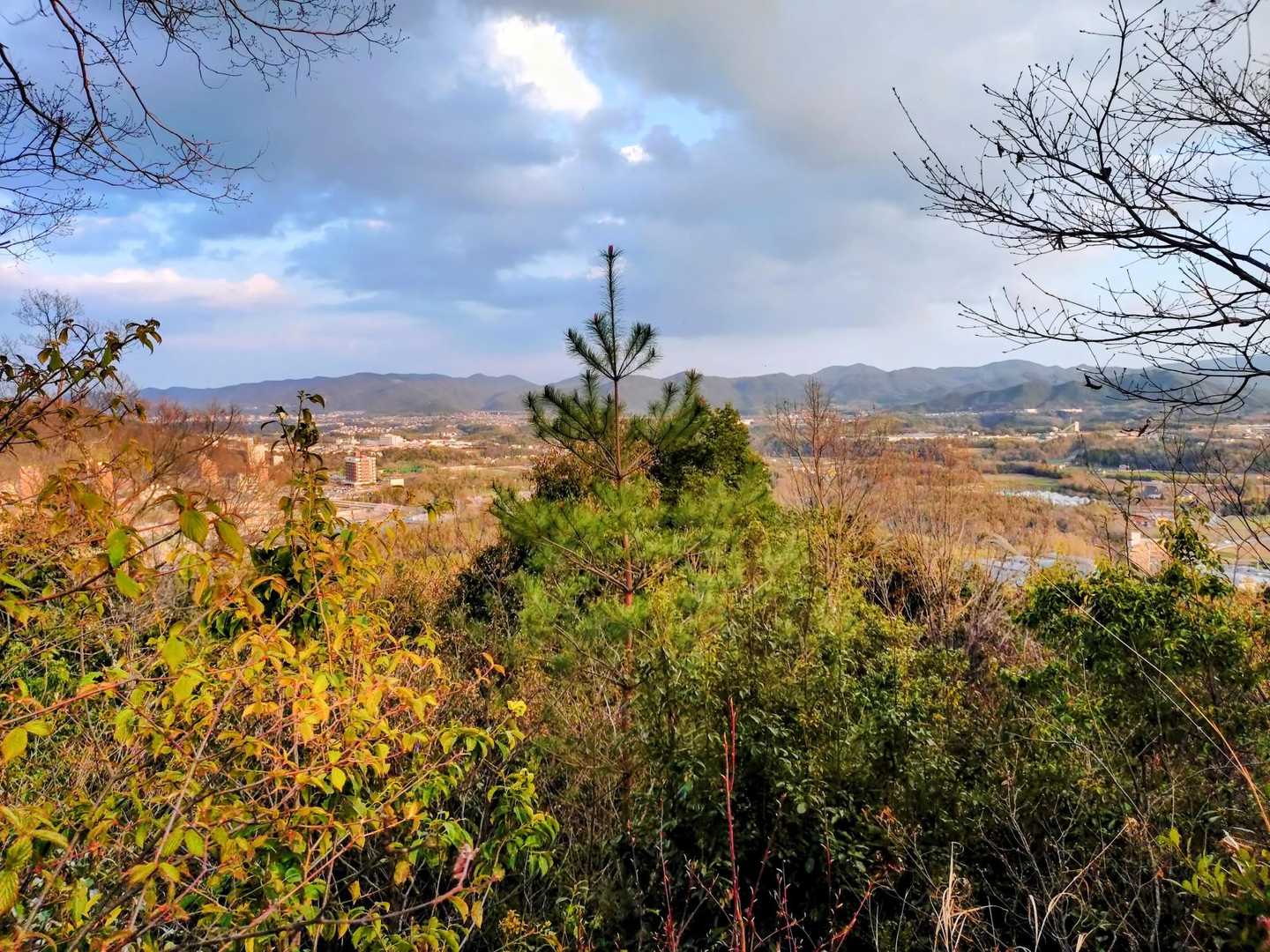 洞山とか蚊無奥山とか
この辺が盆地だな〜と体感できます(？)
