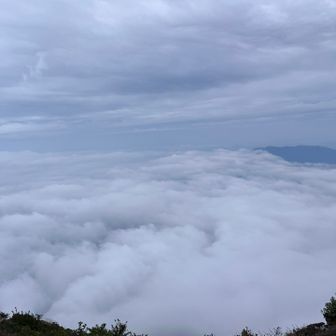 雲海の下は由布院の温泉街