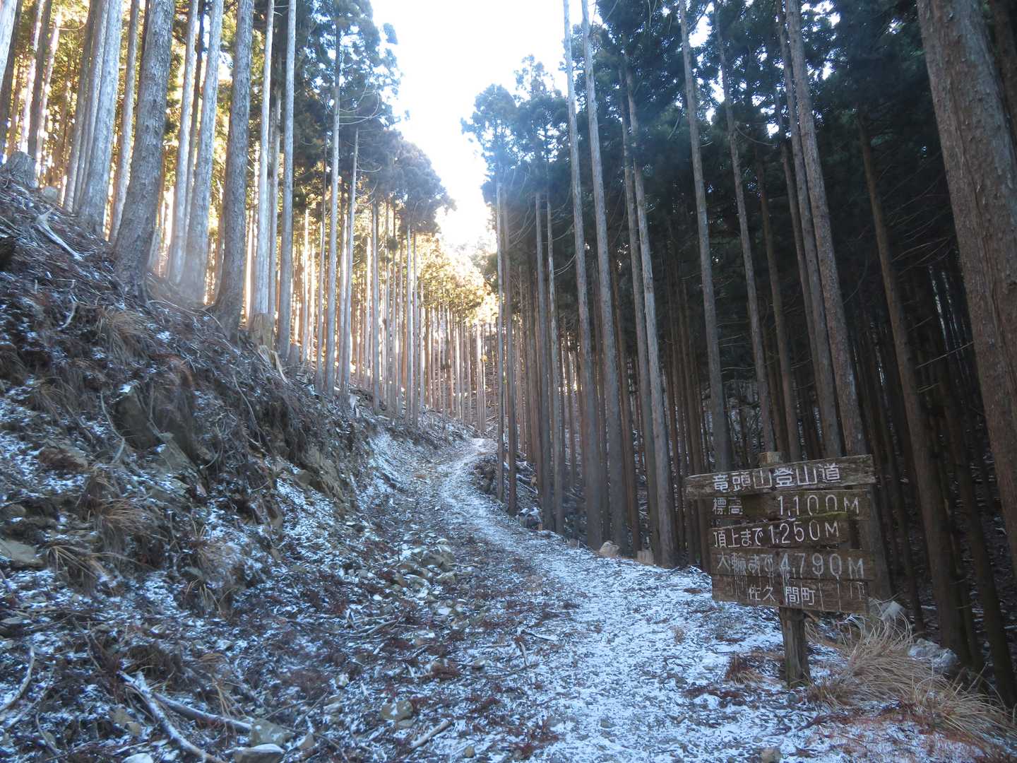 雪道になって来た😊🎶🎶