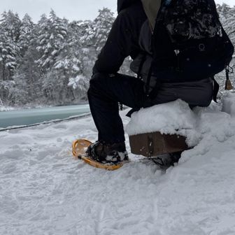今日は磐梯山、ダメダメ〜
ビーニーもどっかに落とした💦😢