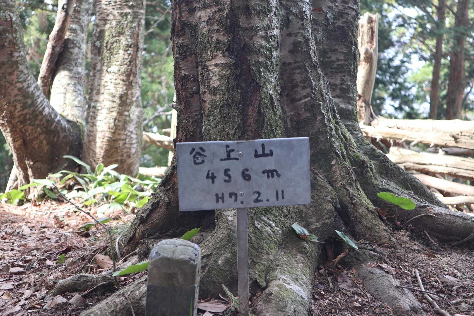 頂上標識