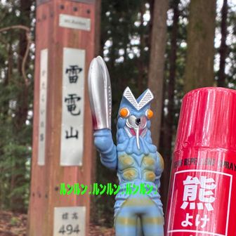 ミッションクリア🆑
雷電山🏔️🙆‍♀️

あれっ　誰も　つけてないなぁ！🤷‍♀️
おかしなあ〜🤷‍♀️🤷‍♀️🤷‍♀️