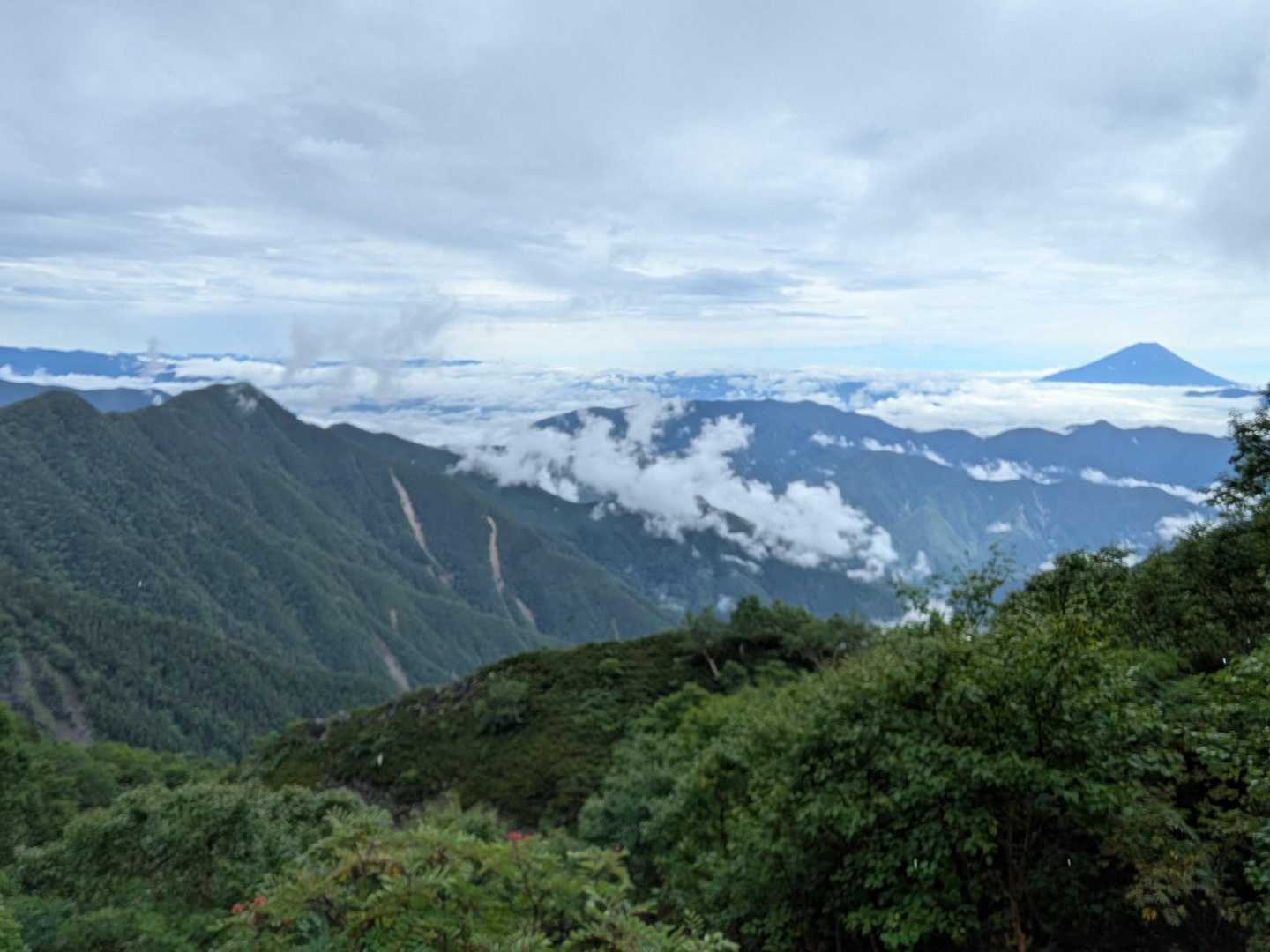 【縦走】北岳→農鳥岳（広河原・奈良田）の写真