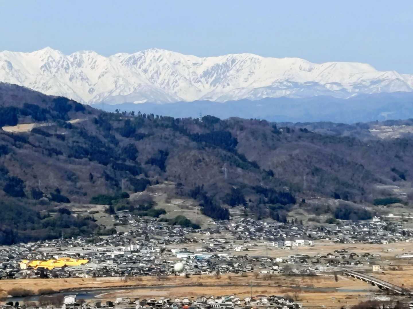 展望所から　白馬山　綺麗✨️