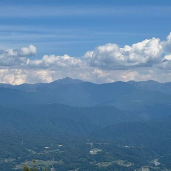 夏雲の下に
塩見岳