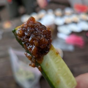 はっしー手作り麹味噌ときゅうり
味噌の味がうんまい🥒