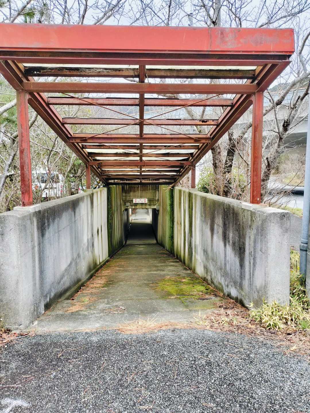 地下通路です。