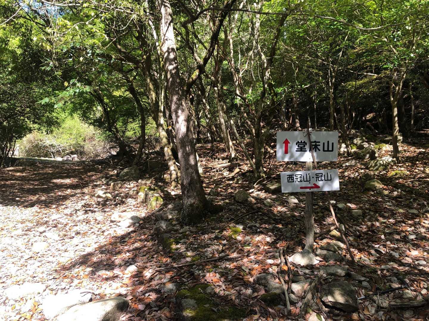 まずは堂床山へ