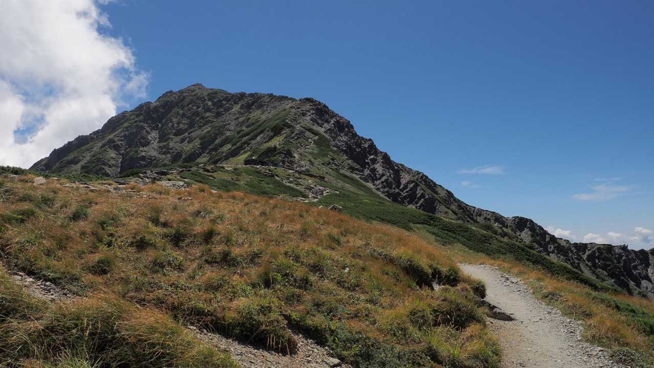 白根三山（北岳・間ノ岳・農鳥岳）、テン泊縦走 の写真 20