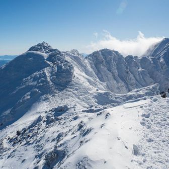 下山。引き返していく