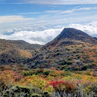 山頂から天狗岩方面