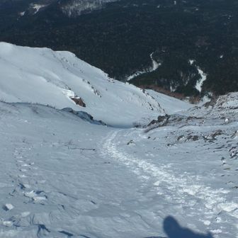 かなり急登なので
皆さん下山は怖いと言ってましたよ😁