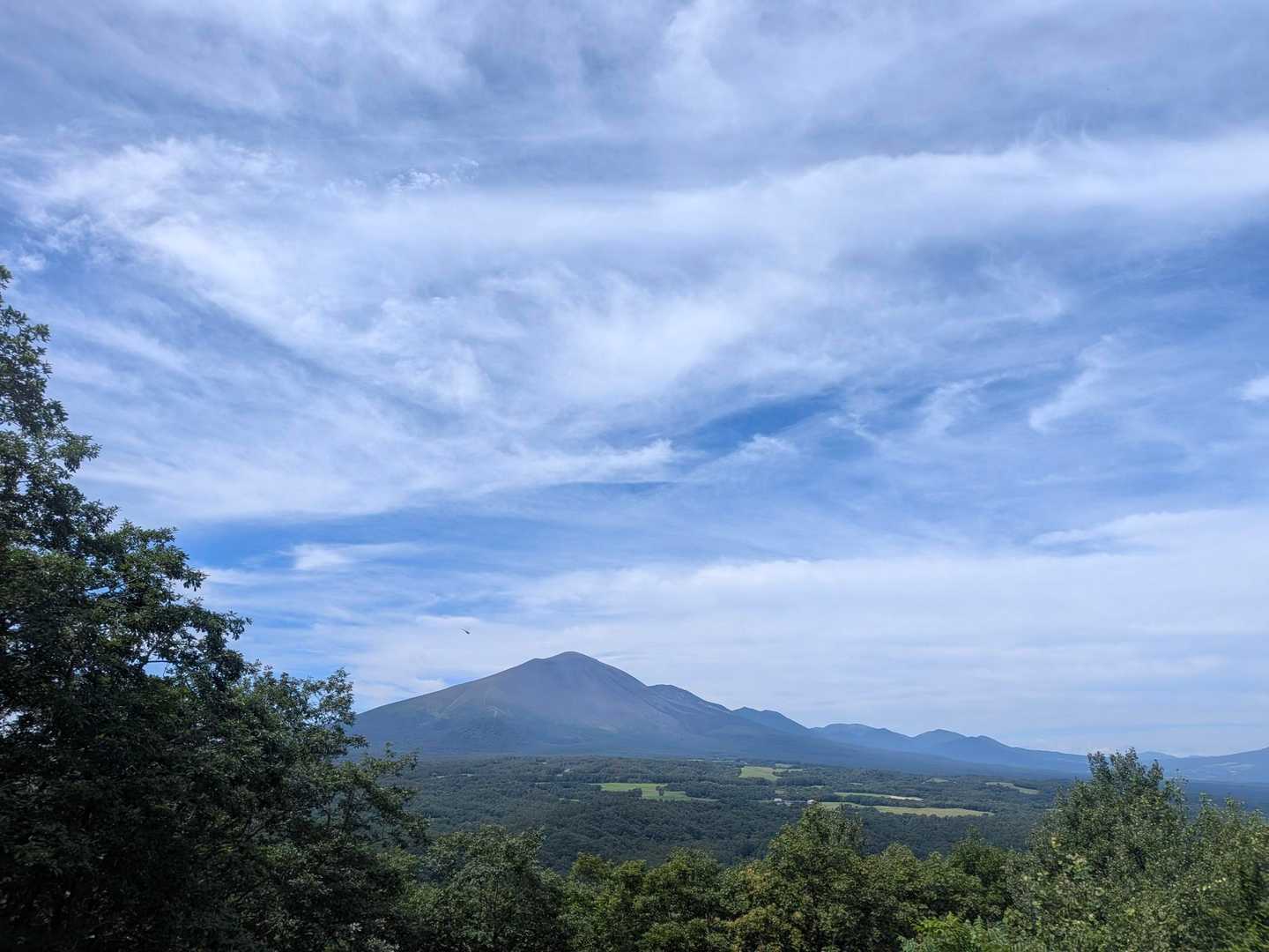 二度上峠-氷妻山-鼻曲山-駒髪山 往復コースの写真