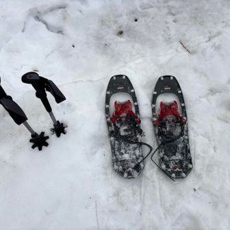 雪道エンドでスノーシュー脱却
足が軽くなって快適、快適