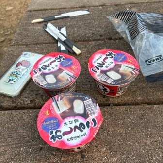 おしるこにつられて一緒にきてくれた次女。