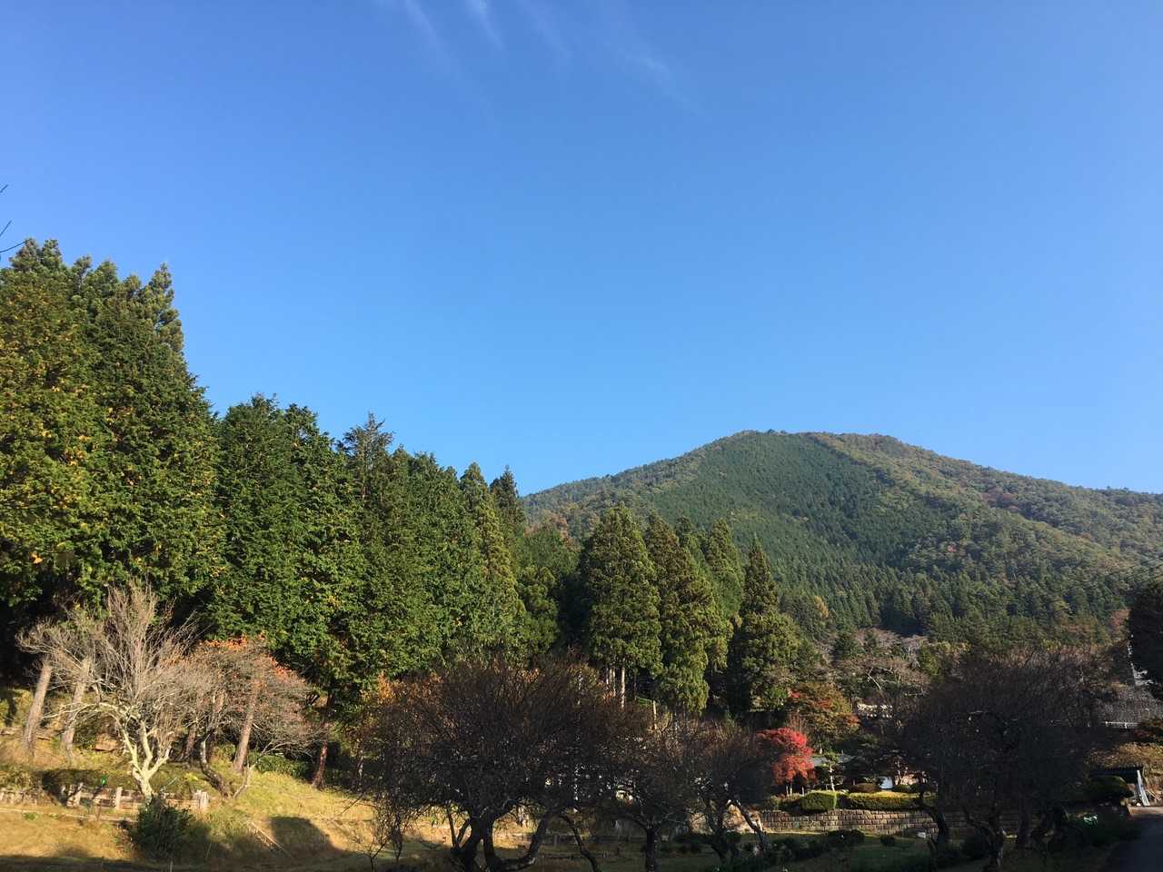 本日目指す山。