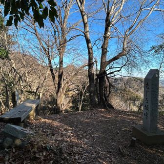 むじな坂峠で休憩