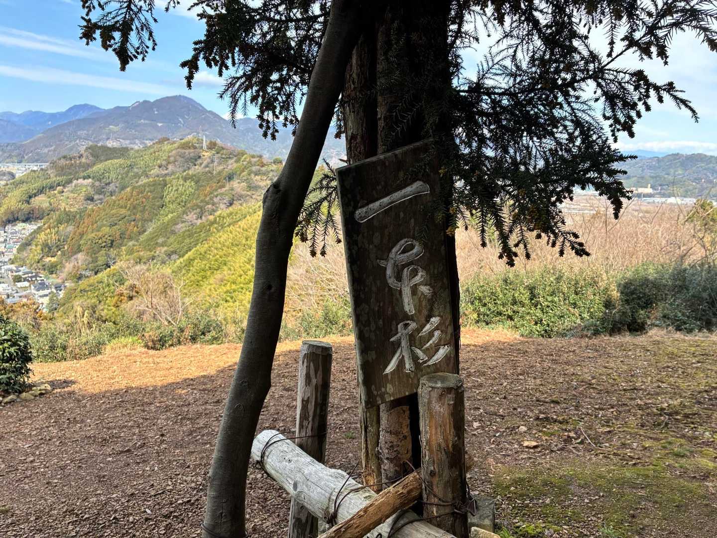 一本杉山頂