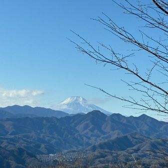 雪化粧した富士山、良く見えました✨