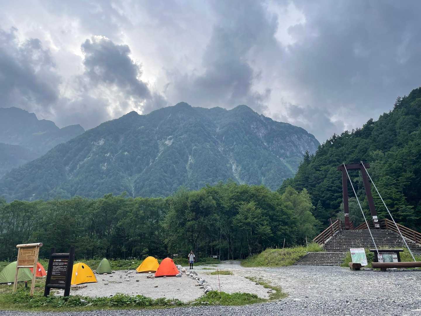 西穂高口駅-西穂丸山-西穂高岳-奥穂高岳-小梨平-河童橋- 縦走コースの写真