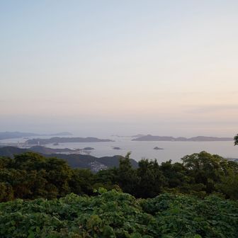 鉢巻山より
