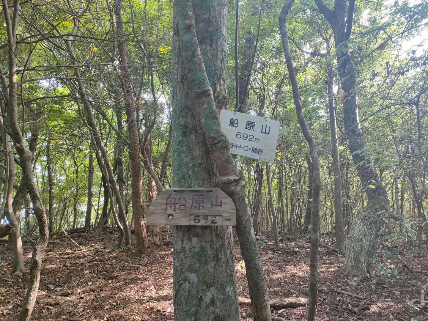 志高湖畔バス停-船原山-立石山 周回コースの写真