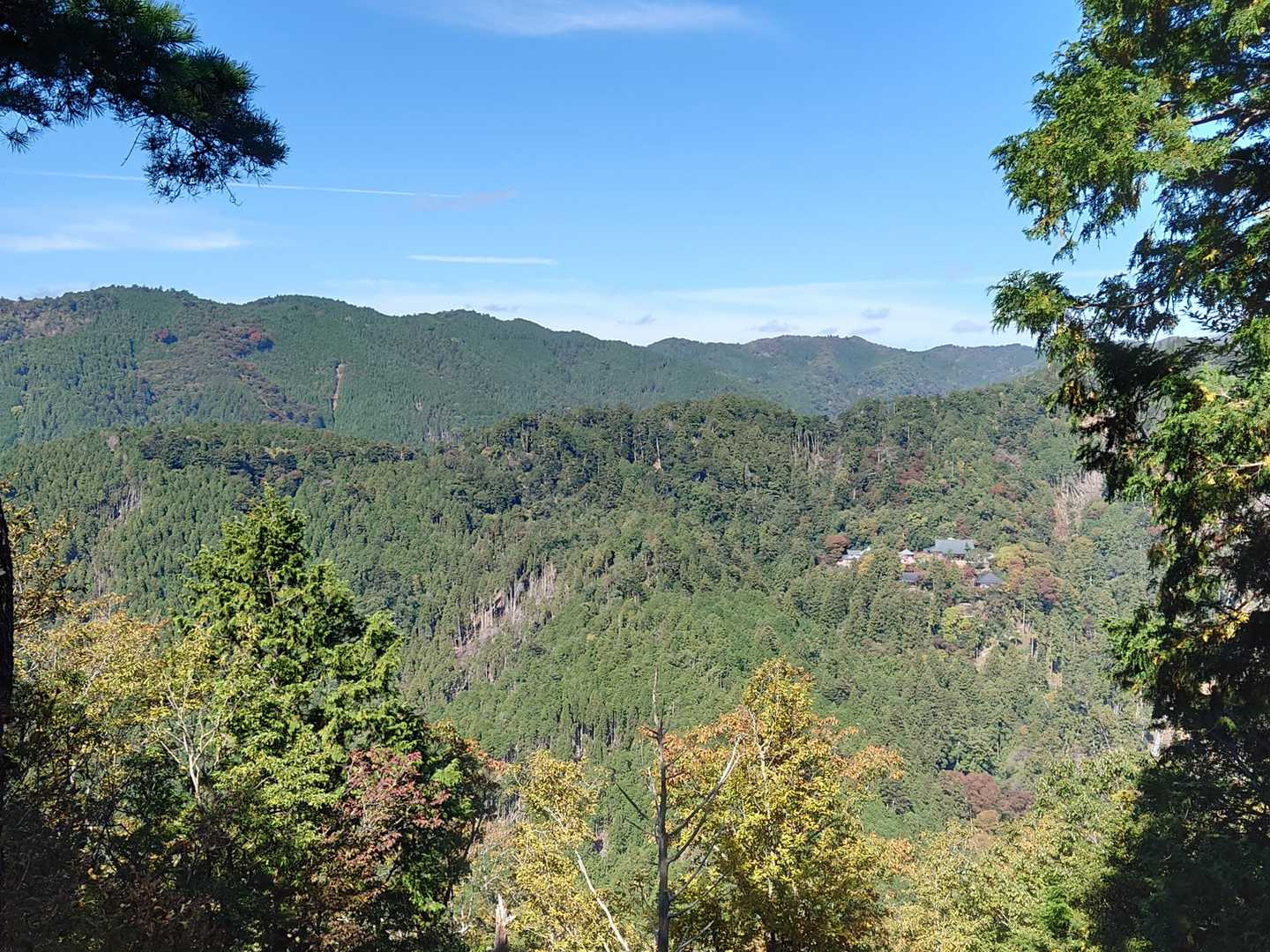 竜王岳山頂から１箇所だけの展望地🙆