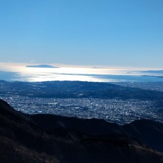 でも登り終えると綺麗な相模湾の景色が✨